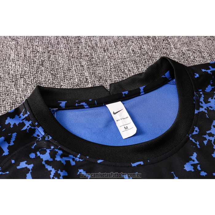 Chandal del Inter Milan Manga Corta 2020-2021 Azul